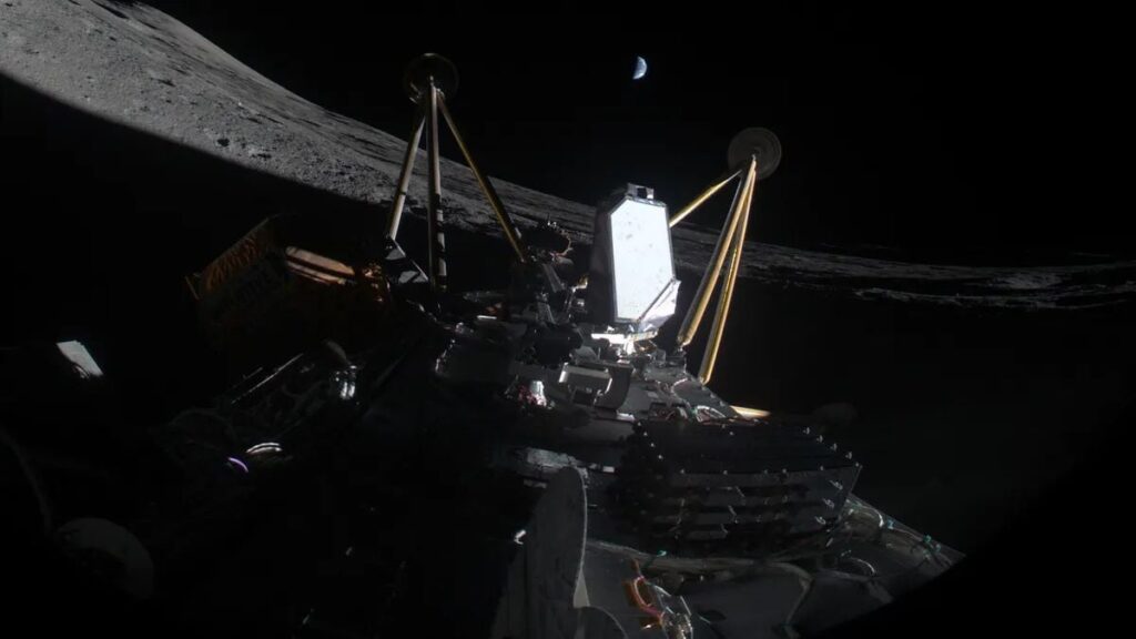 MAPP Rover Stranded as Athena Lander Tips Over During Lunar Mission MAPP Rover Stranded as Athena Lander Tips Over During Lunar Mission