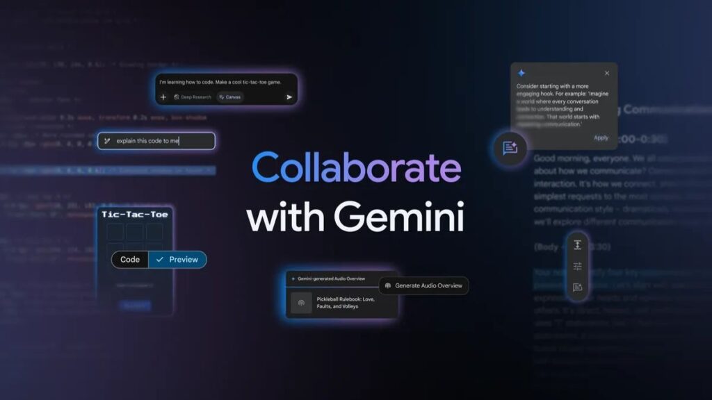 Gemini Is Getting Upgraded With Audio Overview and Canvas Features Gemini Is Getting Upgraded With Audio Overview and Canvas Features