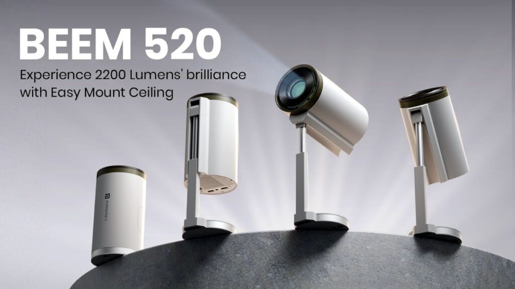 Portronics Beem 520 Smart LED Projector With 2,200 Lumens Brightness, In-Built OTT Apps Launched in India