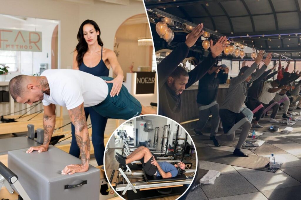 Guys are joining men-only Pilates classes Guys are joining men-only Pilates classes