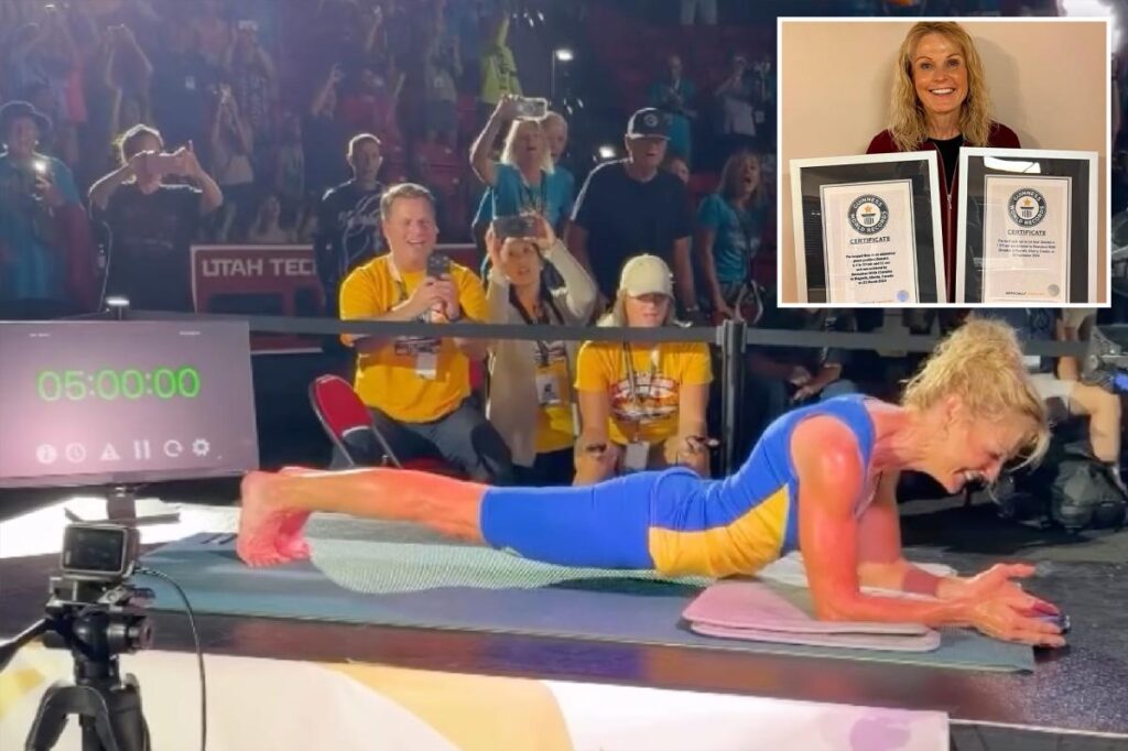 Canadian grandma DonnaJean Wilde breaks planking world record at Utah World Senior Games